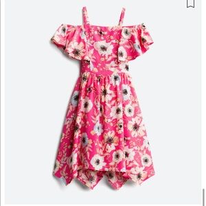 BCBGirls Cold Shoulder Fit and Flare Dress.